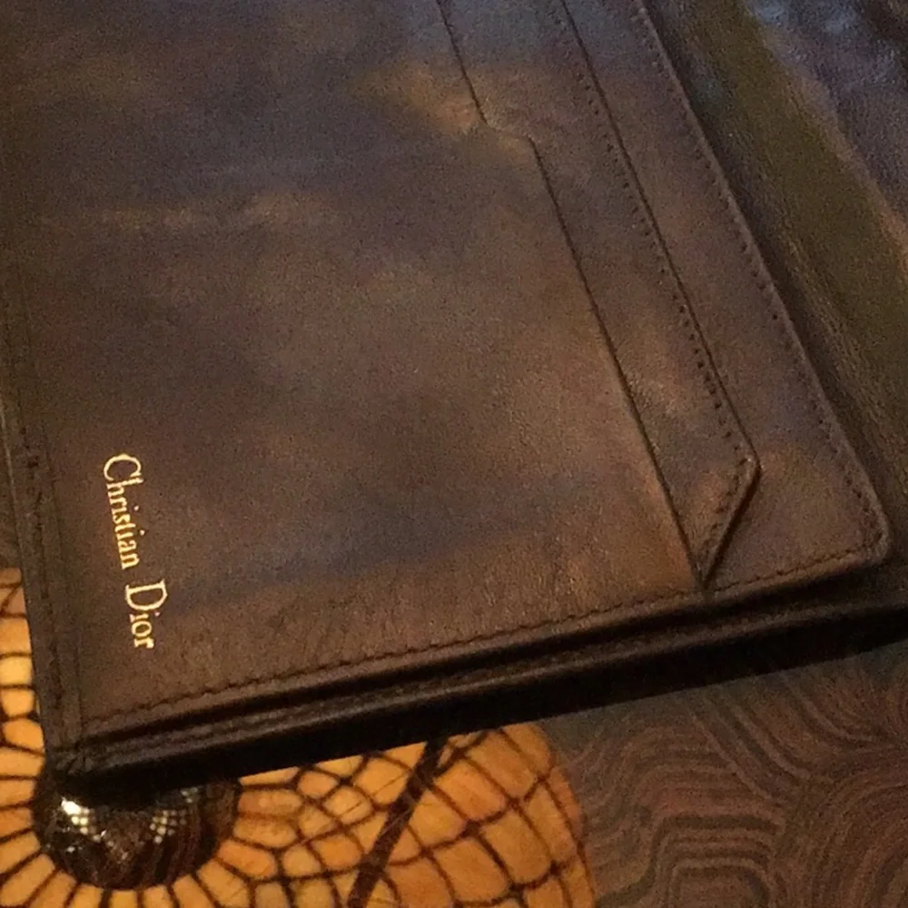 Christian Dior Brown Vintage Wallet